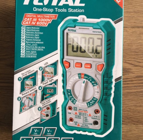TMT47503 Đồng hồ đo điện vạn năng (nâng cấp từ mã TMT47502) TOTAL