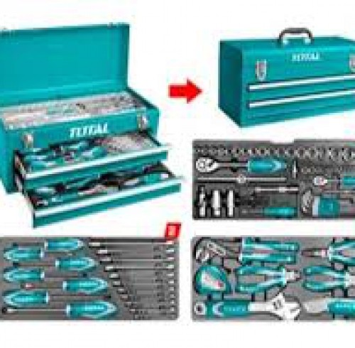 THPTCS70971 Bộ 97 cái công cụ trong hộp đồ nghề TOTAL