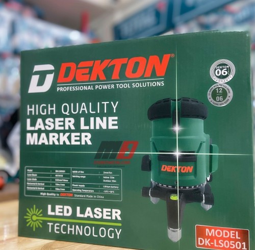Máy cân bằng laser 5 tia xanh Dekton DK-LS0501